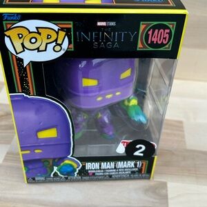 Funko Pop Marvel Infinity Saga Iron Man Mark 1 #1405 Purple Vinyl Figure